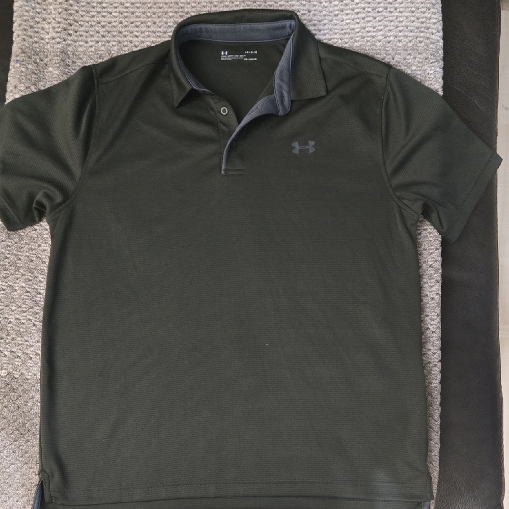 3 For 20 Under Armour Men's Dark Green Polo Shirt